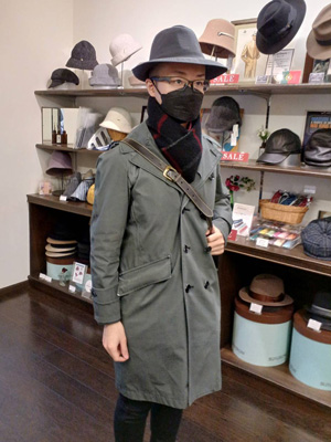 文二郎帽子店のお客様