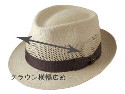 型から帽子を選ぶ 文二郎帽子店