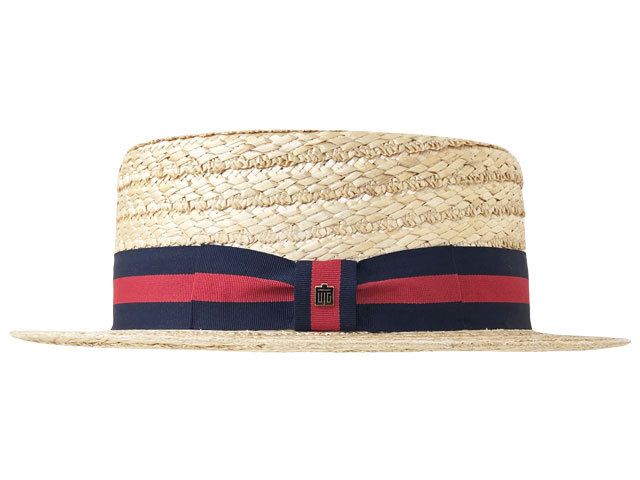 文二郎のカンカン帽 ミスターストライプ